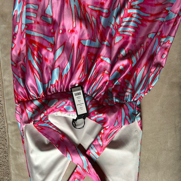 Romeo & Juliet Couture Chic Tropical Print Dress - Picture 4 of 5